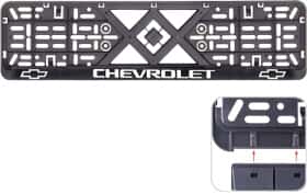 Рамка номерного знака Eurotermix 48851 колір чорний на Chevrolet