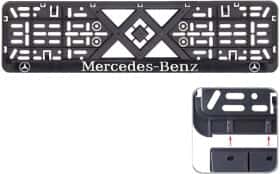 Рамка номерного знака Eurotermix 47206 цвет черный на Mercedes-Benz