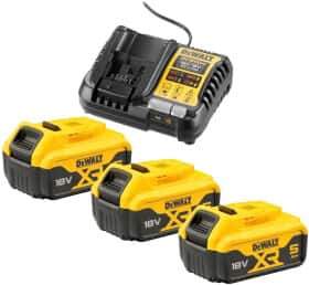 Комплект зарядки DeWALT DCB1104 + DCB184 (3 шт.)