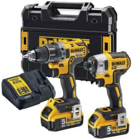Набор инструментов DeWALT DCK268P2T 1/4" 5 ед. Набор инструментов DeWALT DCK268P2T 1/4" 5 ед.