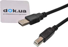Кабель PowerPlant KD00AS1220 USB - type-B 1,8 м
