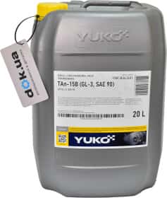 Трансмісійна олива Yuko ТАп-15В GL-3 90W мінеральна Трансмісійна олива Yuko ТАп-15В GL-3 90W мінеральна