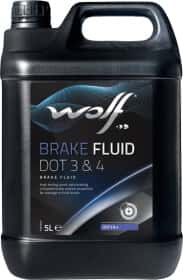 Тормозная жидкость Wolf Brake Fluid DOT 3 / DOT 4 Тормозная жидкость Wolf Brake Fluid DOT 3 / DOT 4