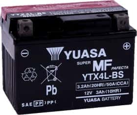 Акумулятор Yuasa 6 CT-3,2-R AGM YTX4L-BS Акумулятор Yuasa 6 CT-3,2-R AGM YTX4L-BS