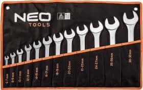 Набір ключів ріжкових Neo Tools 09-852 6x7-30x32 мм 12 шт