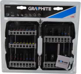 Набір бит з тримачем Graphite 56H560 30 шт.