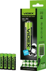 Батарейка Videx LR03/AAA AAA (мизинчиковая) 1,5 V 4 шт