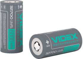 Акумуляторна батарейка Videx 32700 6000 mAh 1 шт