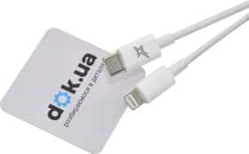 Кабель Grand-X CL-03W Apple Lightning - type-C 1 м