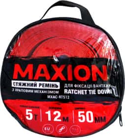 Стяжной ремень Maxion 5 т 12 м МXAC-RT512 Стяжной ремень Maxion 5 т 12 м МXAC-RT512