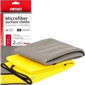 Салфетки Amio Microfiber Surface Cloths 03977 микрофибра 40х40 см 2 шт