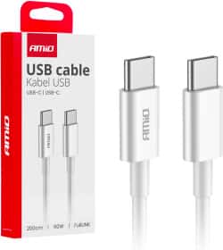 Кабель Amio FullLINK 03898 type-C - type-C 2 м