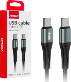 Кабель Amio FullLINK 03915 type-C - type-C 2 м