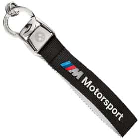 Брелок-ремінець BMW Key Ring Pendant M Motorsport чорний 80272461131
