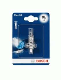 Автолампа Bosch Plus 30 H1 P14,5s 55 W прозора 1987301003 Автолампа Bosch Plus 30 H1 P14,5s 55 W прозора 1987301003