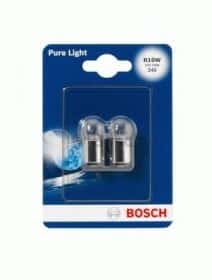 Автолампа Bosch Pure Light R10W BA15s 10 W прозрачная 1987301019