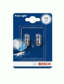 Автолампа Bosch Pure Light T4W BA9s 4 W прозрачная 1987301023