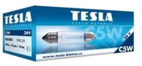 Автолампа Tesla Standard C5W SV8,5-8 5 W прозрачная b85302