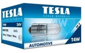 Автолампа Tesla Standard T4W BA9s 4 W прозрачная b54102