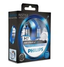 Автолампа Philips ColorVision H7 PX26d 55 W прозоро-блакитна 12972CVPBS2 Автолампа Philips ColorVision H7 PX26d 55 W прозоро-блакитна 12972CVPBS2