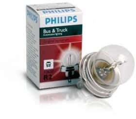 Автолампа Philips Standard R2 P45t-41 55 W 50 W прозора 13620c1