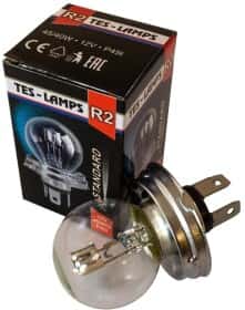Автолампа Tes-Lamps Standard R2 P45t 40 W 45 W прозрачная a124540w