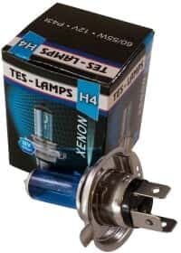 Автолампа Tes-Lamps Xenon H4 P43t 55 W 60 W синяя 2880011 Автолампа Tes-Lamps Xenon H4 P43t 55 W 60 W синяя 2880011