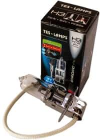 Автолампа Tes-Lamps Standard H3 PK22s 70 W прозрачная 2880015