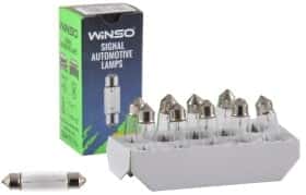 Автолампа Winso C5W SV8,5 5 W прозора 725210