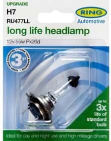 Автолампа Ring Lifetime Long Life H7 PX26d 55 W прозрачная REU477LL