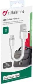 Кабель CellularLine Portable USBDATACTRMFIIPH5 USB - Apple Lightning 0,15 м Кабель CellularLine Portable USBDATACTRMFIIPH5 USB - Apple Lightning 0,15 м