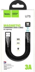 Кабель Hoco U75 U75LIGHTNINGBLACK USB - Apple Lightning 1,2 м
