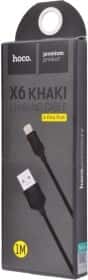 Кабель Hoco X6 X6LIGHTNINGBLACK USB - Apple Lightning 1 м