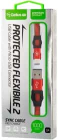 Кабель Gelius Flexible 2 GP-UC07CRED USB - USB type-C 1 м Кабель Gelius Flexible 2 GP-UC07CRED USB - USB type-C 1 м