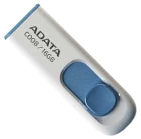 Флешка Adata C008 White/Blue 16 ГБ