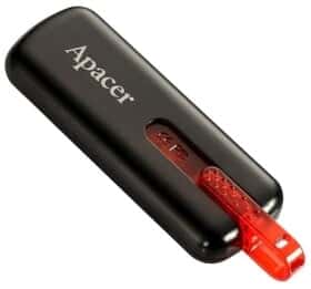 Флешка Apacer AH326 Black 16 ГБ