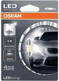 Автолампа Osram LEDriving C5W SV8,5 0,5 W прозора 6436CW01B