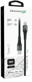 Кабель Grand-X CL-01 Apple Lightning - type-C 1 м