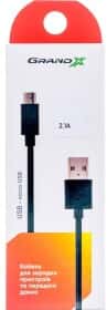 Кабель Grand-X PM025B USB - Micro USB 2,5 м