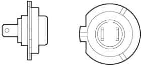 Автолампа Valeo +50% LIGHT H7 PX26d 55 W прозрачная 032519