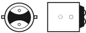 Автолампа Valeo Essential P21/5W BAY15d 5 W 21 W прозрачная 032207