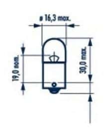 Автолампа Narva Standard RY10W BAU15s 10 W оранжевая 17317