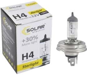 Автолампа Solar Starlight +30 H4 P45t-41 55 W 60 W прозора 1224