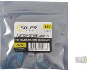 Автолампа Solar T10 W2,1x9,5d LS283P