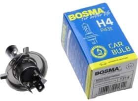 Автолампа Bosma H4 P43t 55 W 60 W прозрачная 1314