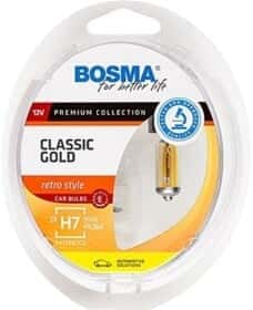 Автолампа Bosma CLASSIC GOLD H7 PX26d 55 W прозрачная 8924