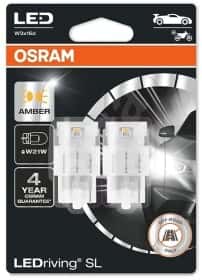 Автолампа Osram LEDriving W21W W3x16d 2 W 7505DYP-02B