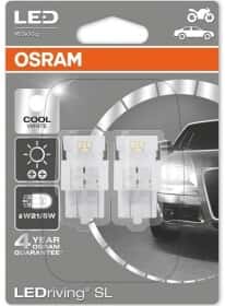 Автолампа Osram LEDriving Standard W21/5W W3x16q 2,5 W 7716CW-02B