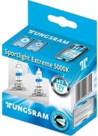 Автолампа Tungsram Sportlight Extreme H7 PX26d 55 W прозоро-блакитна 58520SUP2D Автолампа Tungsram Sportlight Extreme H7 PX26d 55 W прозоро-блакитна 58520SUP2D