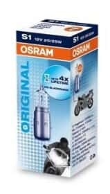 Автолампа Osram S1 BA20d 25 W прозора 64326